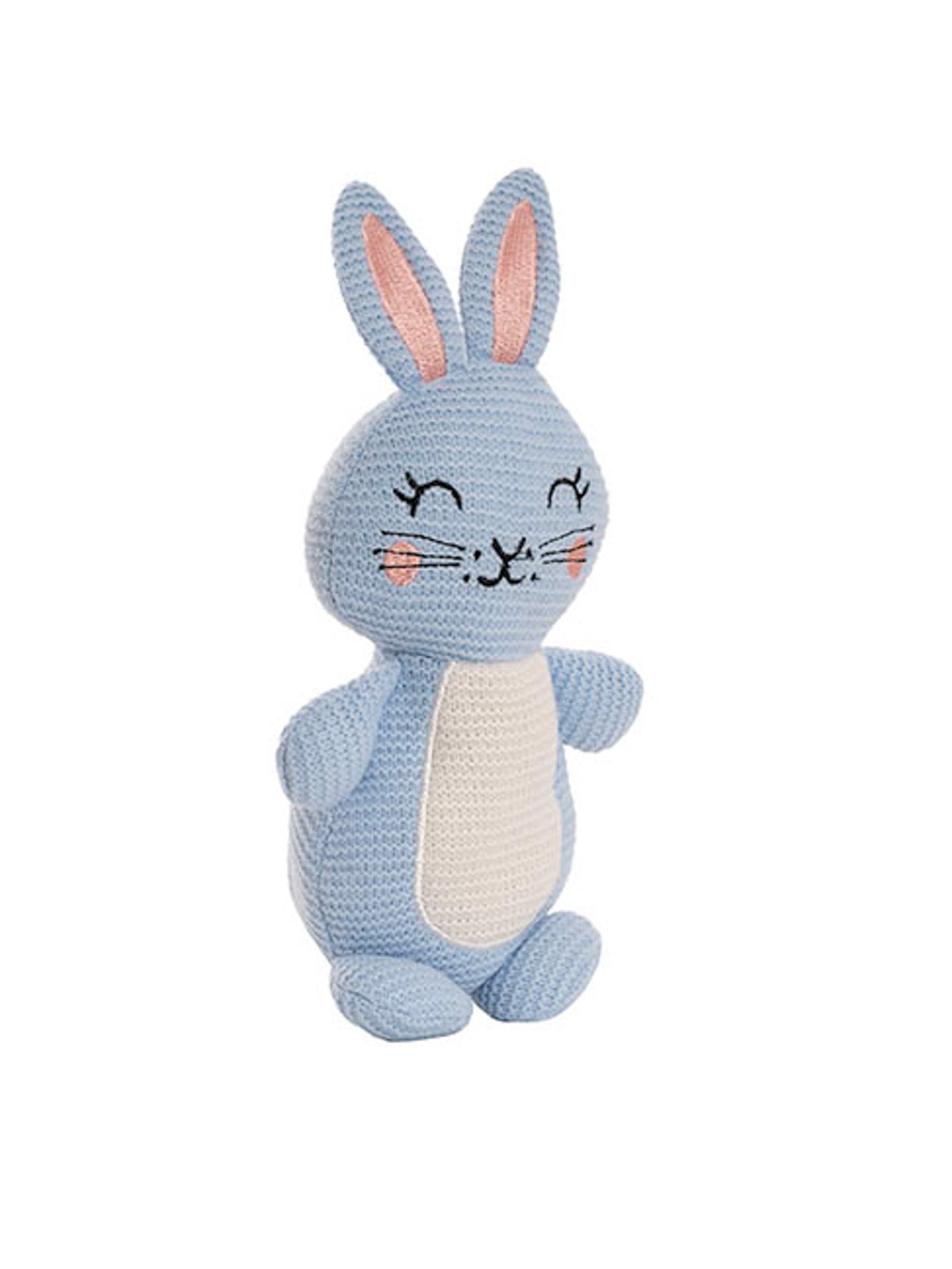 Chace Knitted Bunny (Blue)