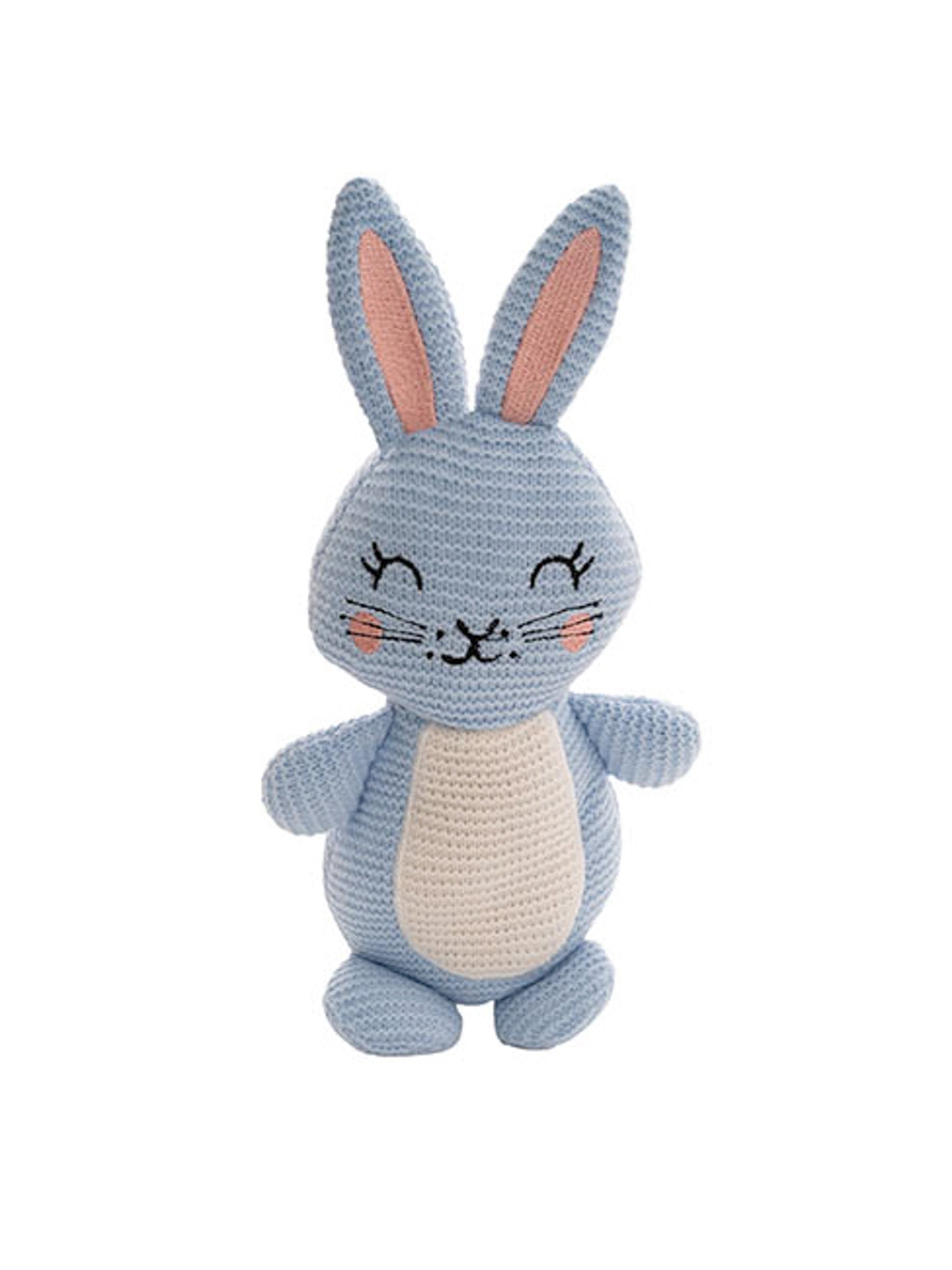 Chace Knitted Bunny (Blue)