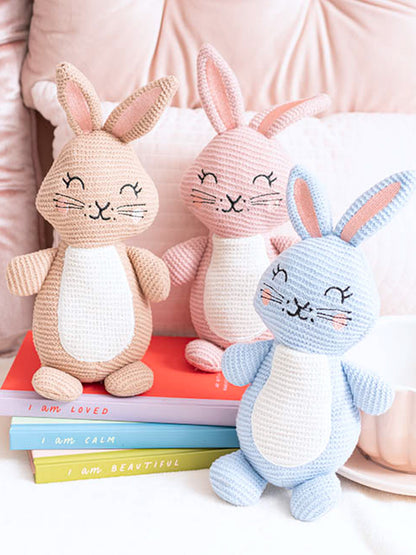 Chace Knitted Bunny (Blue)