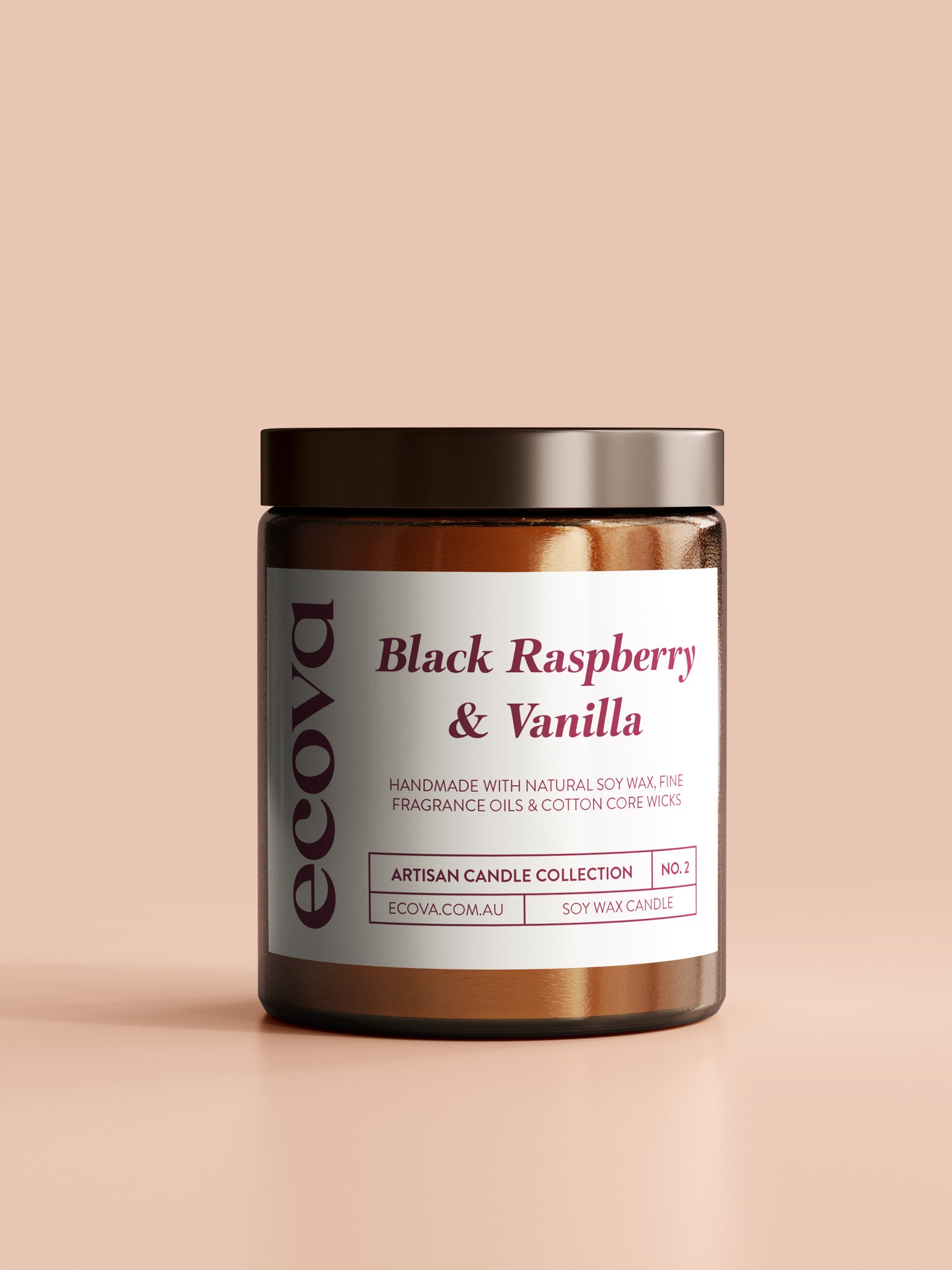 ECOVA - Black Raspberry & Vanilla Candle