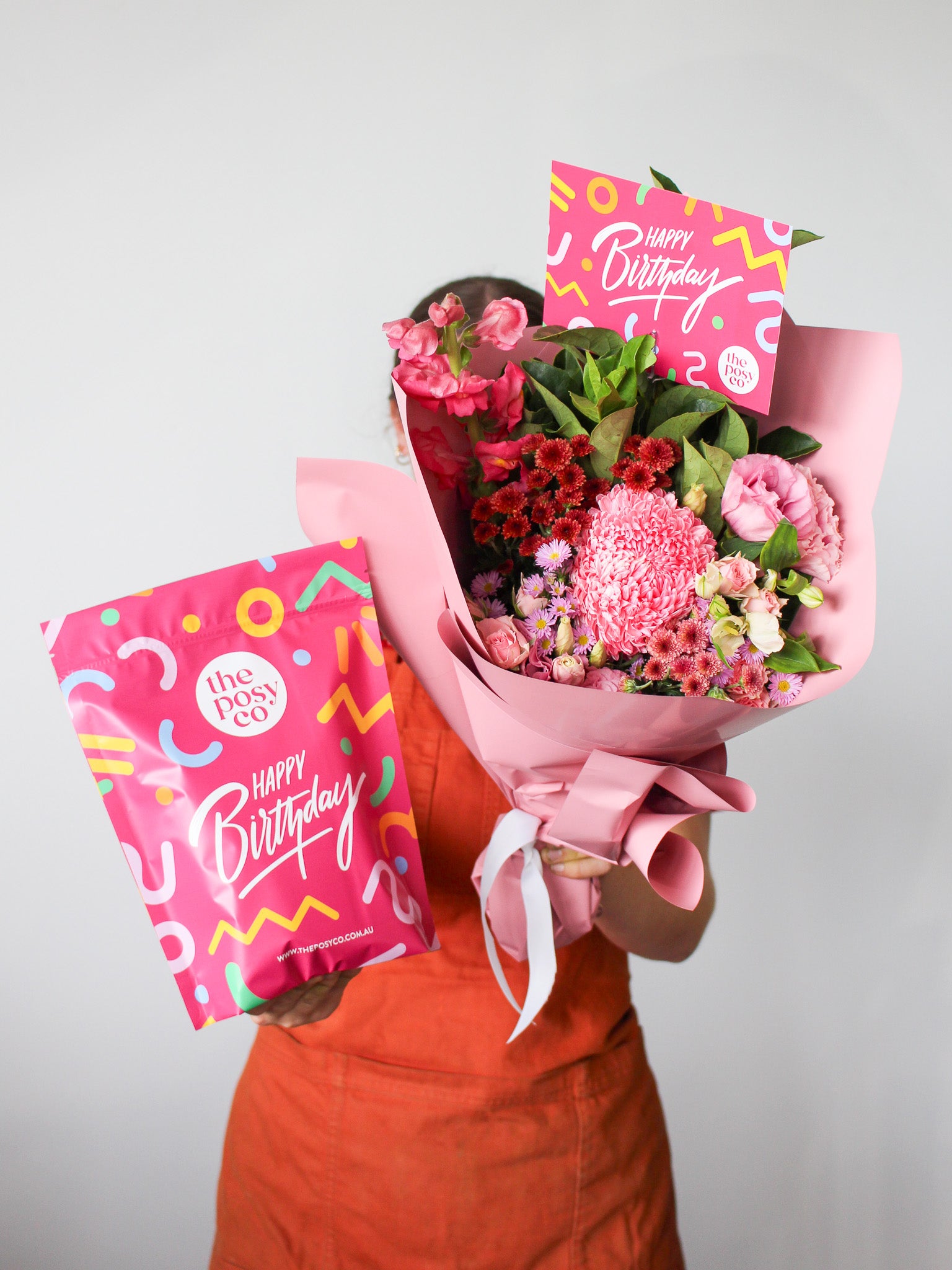 Birthday Gift Bag + Dreamhouse Posy