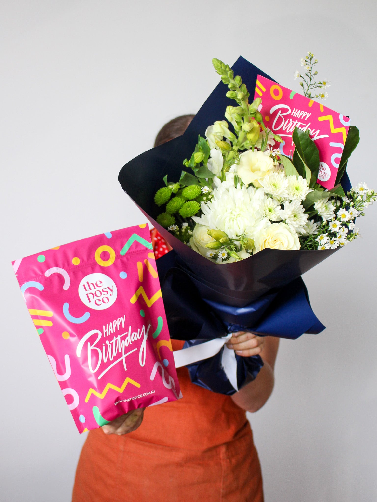 Birthday Gift Bag + Hamptons Posy